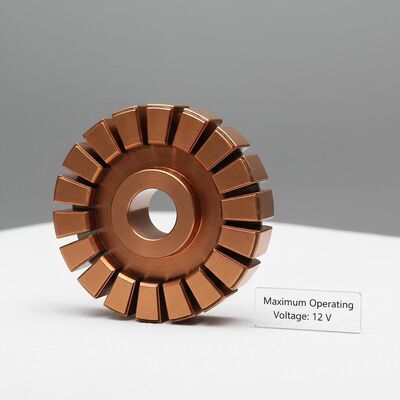 Electrolytic Copper Starter Motor Commutator Offering 41 Mm Shaft Hole and Maximum Operating Voltage 12 V Ideal for Motor Performance